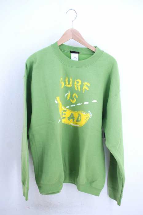 SURF IS DEAD(サーフイズデッド) プリントスウェット メンズ トップス