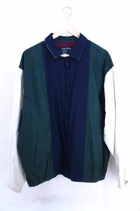 NAUTICA (ノーティカ) フロント切替 オーバーサイズスイングトップ メンズ アウター