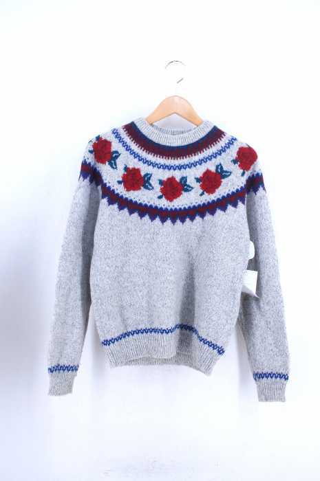 WOOLRICH（ウールリッチ） 80S バラ ノルディックニット レディース トップス