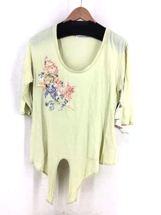 VIVIENNE TAM（ヴィヴィアンタム） 花柄刺繍 Uネックカットソー レディース トップス