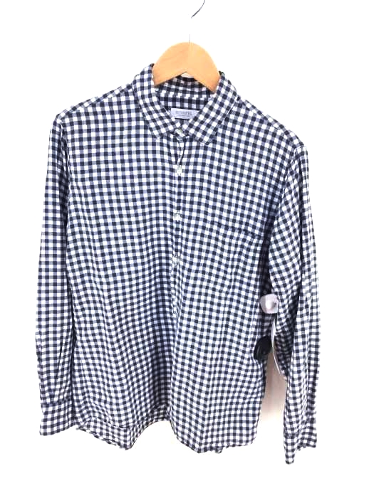Sunspel(サンスペル) 19SS FLANNEL GINGHAM CHECK フランネルギンガムチェック柄シャツ メンズ トップス