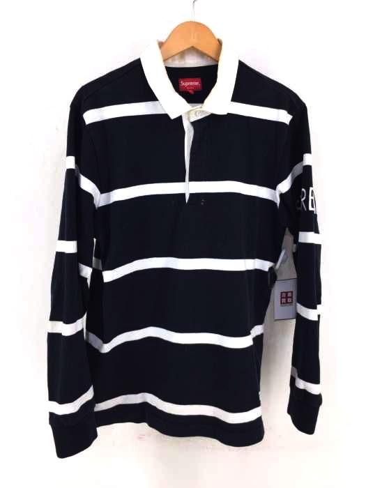 Supreme(シュプリーム) 16AW Striped Rugby ストライプ ラグビー ラガーシャツ メンズ トップス