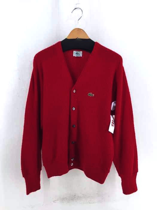 IZOD LACOSTE（アイゾッドラコステ） USA製　80年代～90年代初期　Vネックカーディガン メンズ トップス