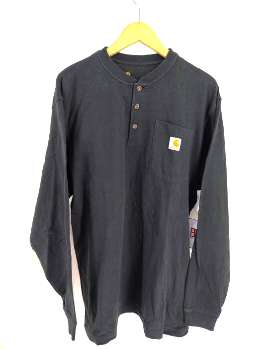 Carhartt（カーハート） ヘンリーネック ロングスリーブTシャツ メンズ トップス