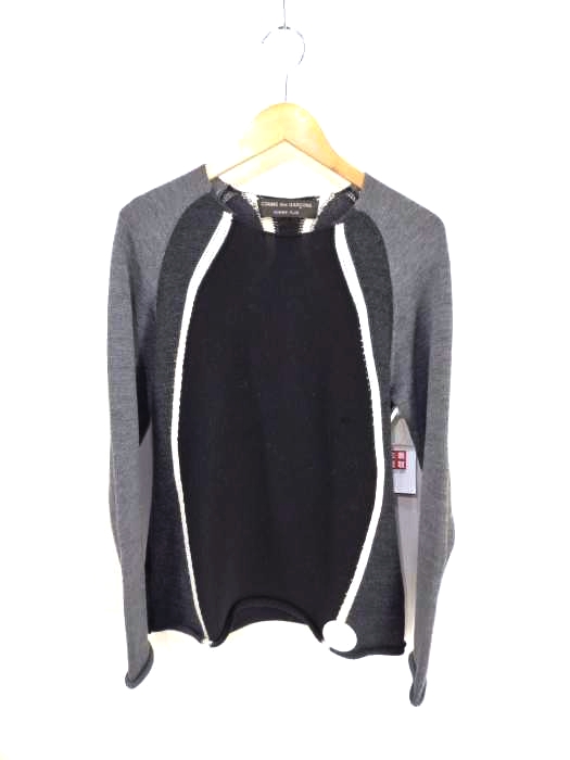 COMME des GARCONS HOMME PLUS（コムデギャルソンオムプリュス） AD2003 03AW CURVE期 デザインニット メンズ トップス