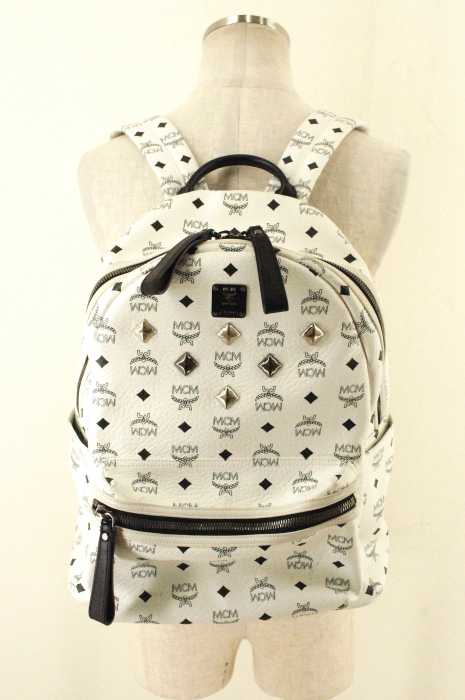MCM (エムシーエム) モノグラムリュックサック バッグ メンズ バッグ