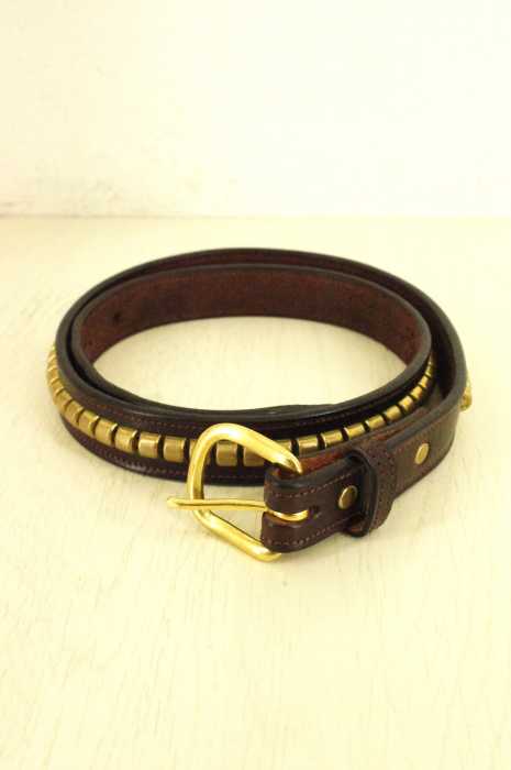 TORY LEATHER (トリーレザー) レザースタッズベルト メンズ ファッション雑貨