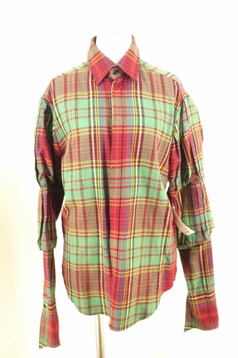 RALPH LAUREN (ラルフローレン) 変形袖チェックシャツ レディース トップス