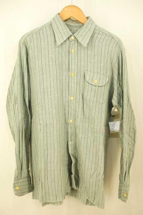 USED (ブランド不明) ストライプ柄長袖シャツ メンズ トップス