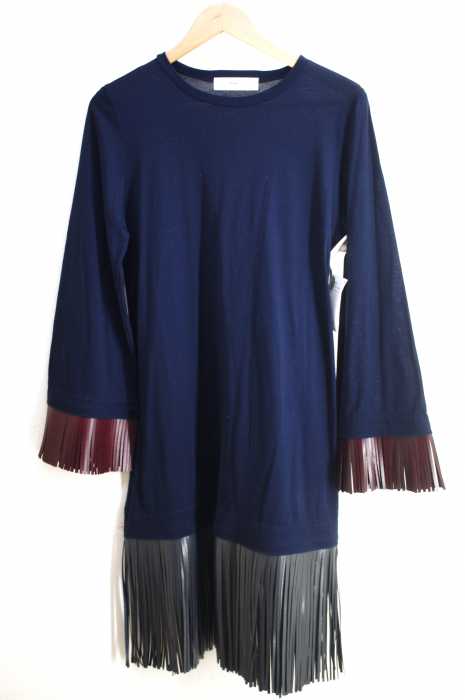 TOGA PULLA （トーガプルラ） Fringe jersey pullover レディース ワンピース