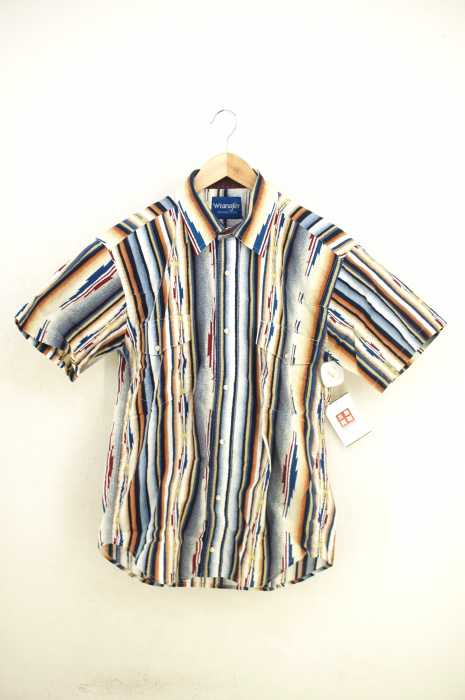 Wrangler （ラングラー） 90S総柄ウエスタン半袖シャツ メンズ トップス