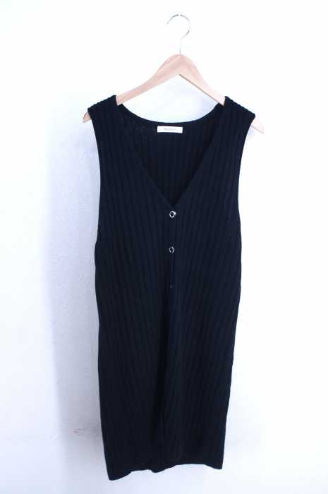 moussy (マウジー) Wide Rib Sleeveless Knit レディース トップス