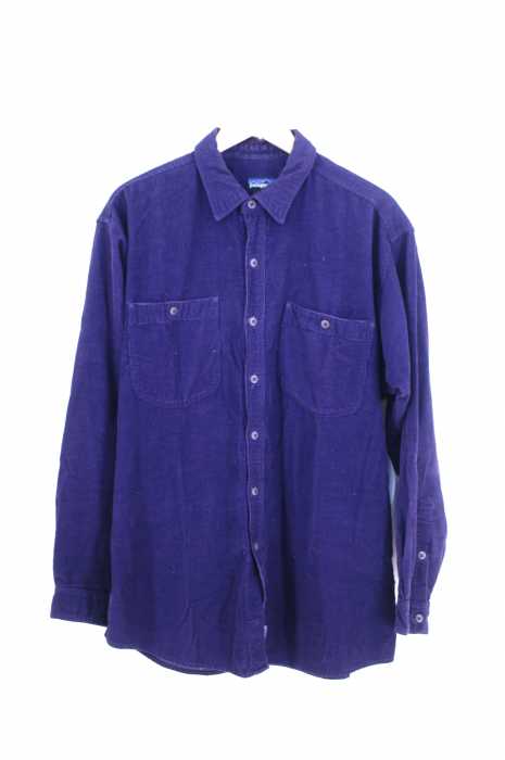 patagonia （パタゴニア） 90s ワイドシルエット 細畝コーデュロイボタンシャツ メンズ トップス