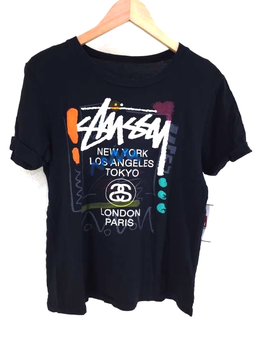 Stussy(ステューシー) プリントクルーネックTシャツ レディース トップス