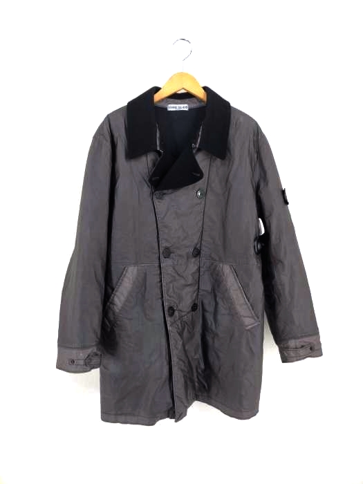 STONE ISLAND（ストーンアイランド） コーティング加工ピーコート メンズ アウター