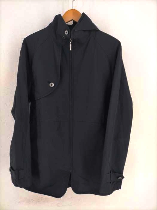 BURBERRY BLACK LABEL（バーバリーブラックレーベル） ガンパッチ付スタンドカラージャケット メンズ アウター
