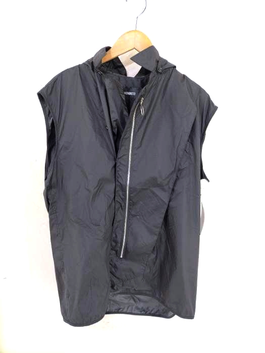YUKI HASHIMOTO(ユウキハシモト) 21SS SLEEVELESS DETACHABLE HOODED SHIRTS メンズ トップス