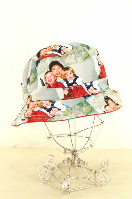 USED （ブランド不明） フォトプリントリバーシブルバケットハット メンズ 帽子
