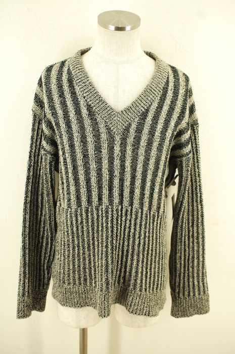 ISSEY MIYAKE MEN (イッセイミヤケメン) シルク混ケーブルニットトップス メンズ トップス