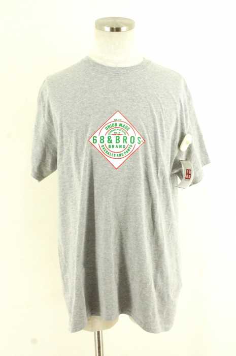 68&brothers （シックスティエイトアンドブラザーズ） コットンプリントTシャツ メンズ トップス