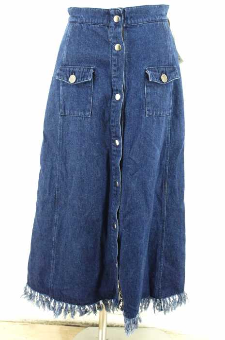 Aymmy in the batty girl （エイミーインザバッティーガール） フリンジデニムスカート レディース スカート