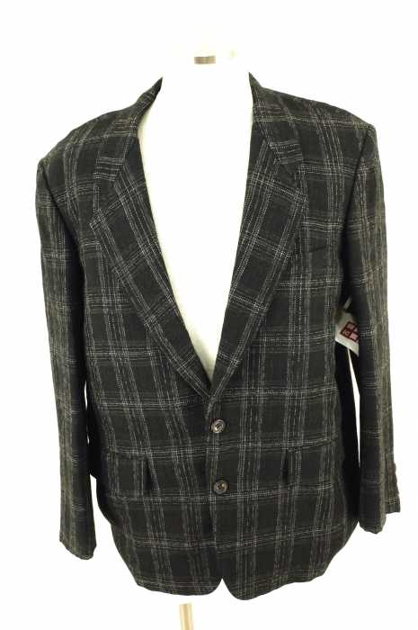 90s comme des garcons ウールチェックジャケット