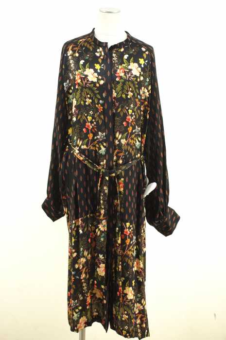 muller of yoshiokubo (ミュラーオブヨシオクボ) Ranch shirts dress 総柄2WAYノーカラーワンピース レディース ワンピース