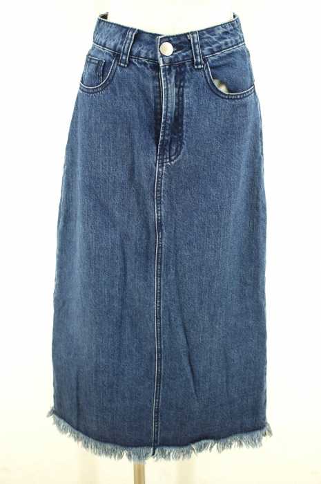 moussy （マウジー） カットオフデニムロングスカート レディース スカート