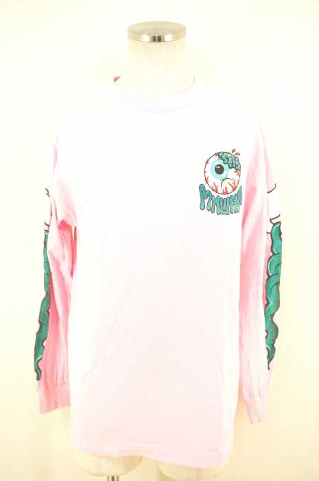 MNWKA  （ミシカ） 袖プリントロングTシャツ メンズ トップス