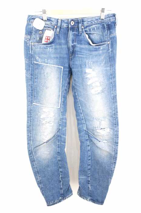 G-STAR RAW (ジースターロー) ダメージ加工立体裁断デニム ARC 3D KATE BOYFRIEND レディース パンツ