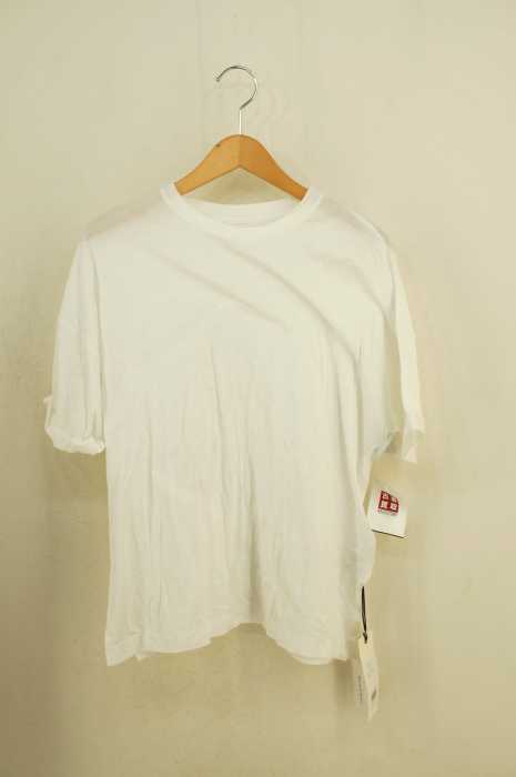 upper hights（アッパーハイツ） THE ROLLED TEE サイドスリットTシャツ レディース トップス