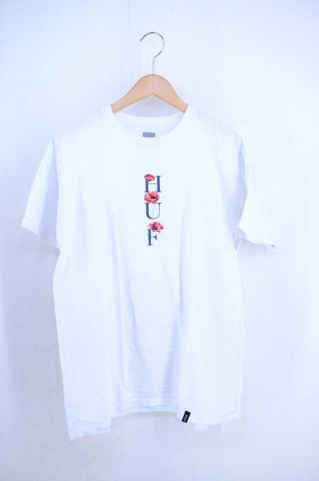 HUF (ハフ) ローズロゴプリントTシャツ メンズ トップス