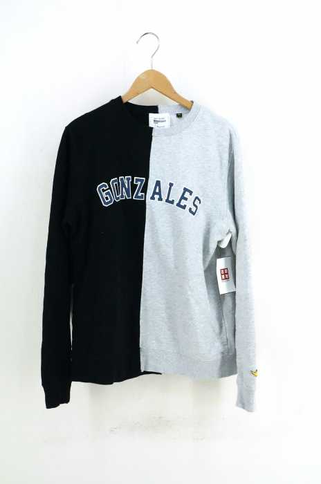 Mark Gonzales(マークゴンザレス) アーチロゴプリントバイカラースウェット メンズ トップス