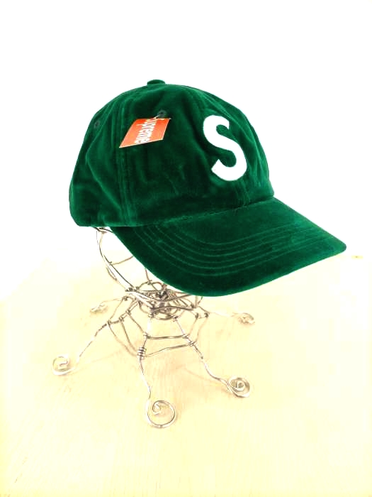 Supreme（シュプリーム） 20AW Velvet S Logo 6-Panel メンズ 帽子