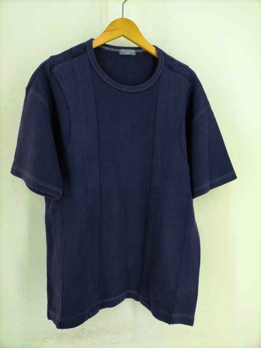 COMME des GARCONS HOMME(コムデギャルソンオム) AD2000 01SS 製品染切替半袖スウェット 田中啓一デザイン メンズ トップス