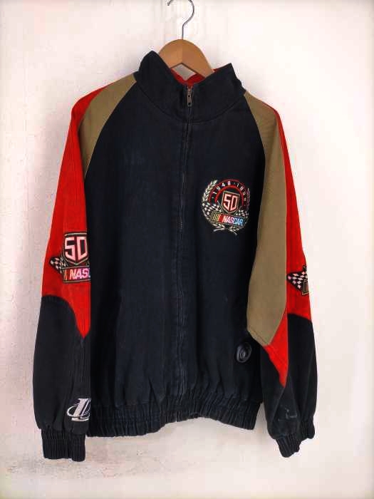 LOGO ATHLETIC（ロゴアスレチック） NASCAR 50TH ANNIVERSARY ジップアップジャケット レーサージャケット メンズ アウター