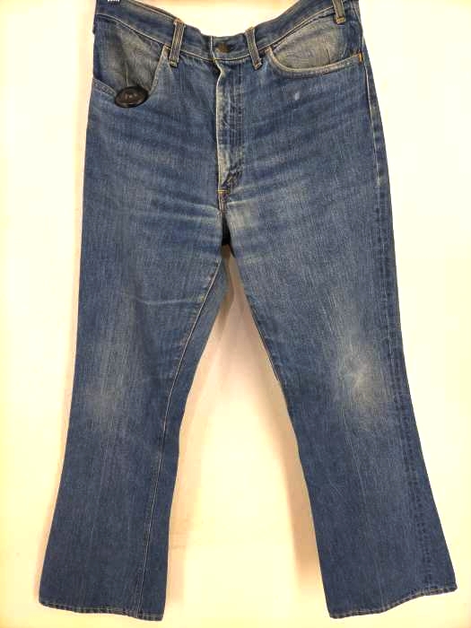 Levis(リーバイス) 70s オレンジタブ ボタン裏8 42TALON ジップフライフレアデニムパンツ メンズ パンツ