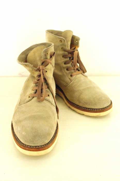 Tricker's (トリッカーズ) スウェード6ホールブーツ メンズ シューズ
