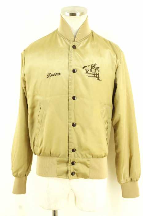 marguarts (古着) 70-80S サテン地バックロゴスタジャン メンズ アウター