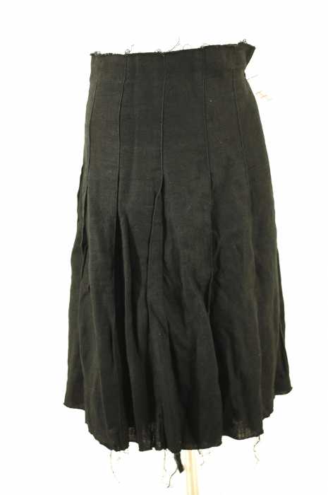 JUNYA WATANABE COMME des GARCONS （ジュンヤワタナベコムデギャルソン） AD2004　リネン切りっ放し レディース スカート
