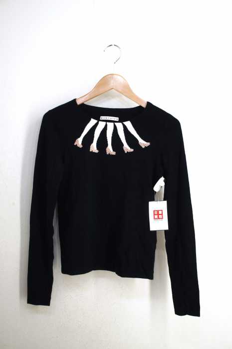 alice + olivia （アリスオリビア） スパンコール装飾ニット レディース トップス