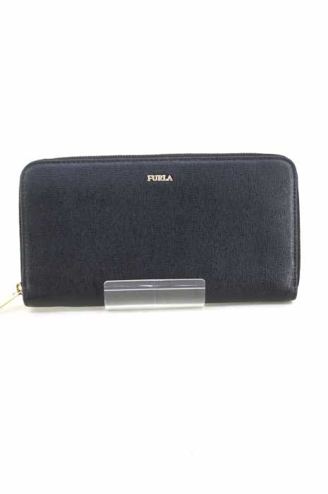 Furla フルラ エンボス ラウンドジップウォレット メンズ 財布 ケース ブランド古着買取販売バズストア