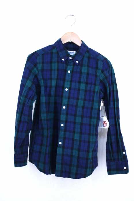 BEAMS BOY （ビームスボーイ） チェックボタンダウンシャツ メンズ トップス