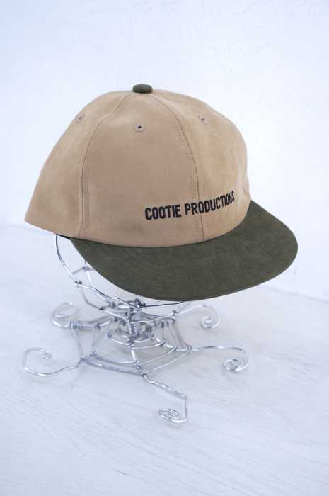 COOTIE（クーティー） COTTON SUEDE 6 PANEL CAP メンズ 帽子