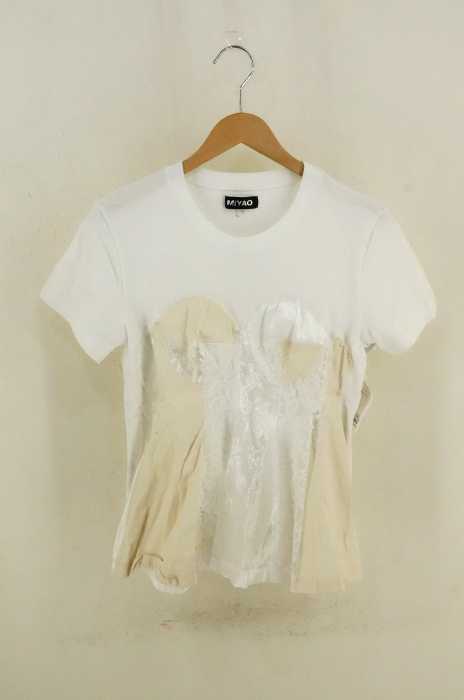 MIYAO（ミヤオ） レースドッキングTシャツ レディース トップス  