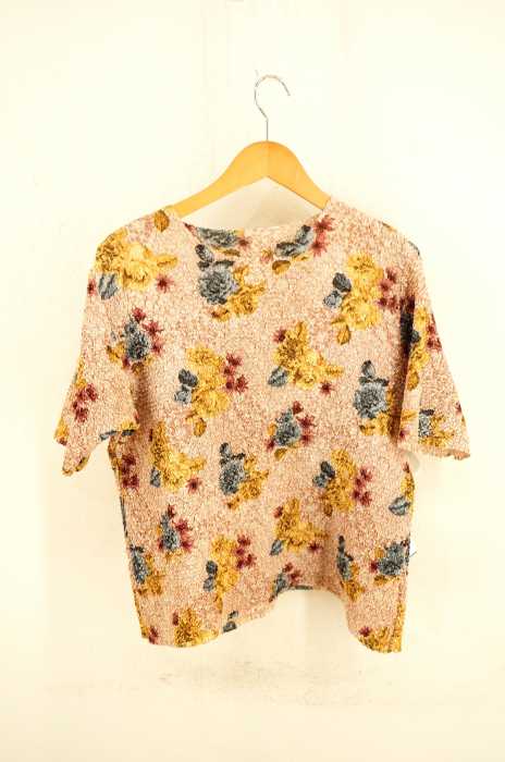 VINVERT(バンベール) 花柄ポップコーンTシャツ レディース トップス