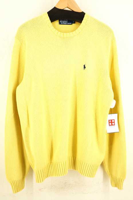 Polo by RALPH LAUREN （ポロバイラルフローレン） ポニー刺繍コットンニット メンズ トップス