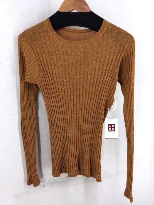 6 BEAUTY & YOUTH UNITED ARROWS（ロクビューティーアンドユースユナイテッドアローズ） RIB LONG SLEEVE KNIT リブロングスリーブニット レディース トップス