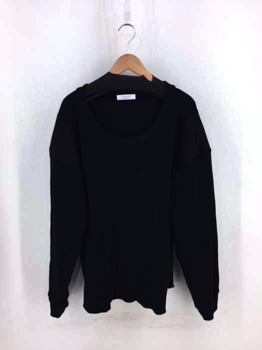 MONKEY TIME（モンキータイム） 別注 HEAVY WAFFLE PATCHED CREW NECK 
