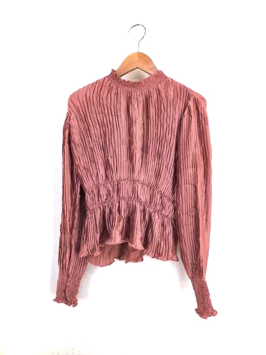 ZARA(ザラ) プリーツブラウス レディース トップス